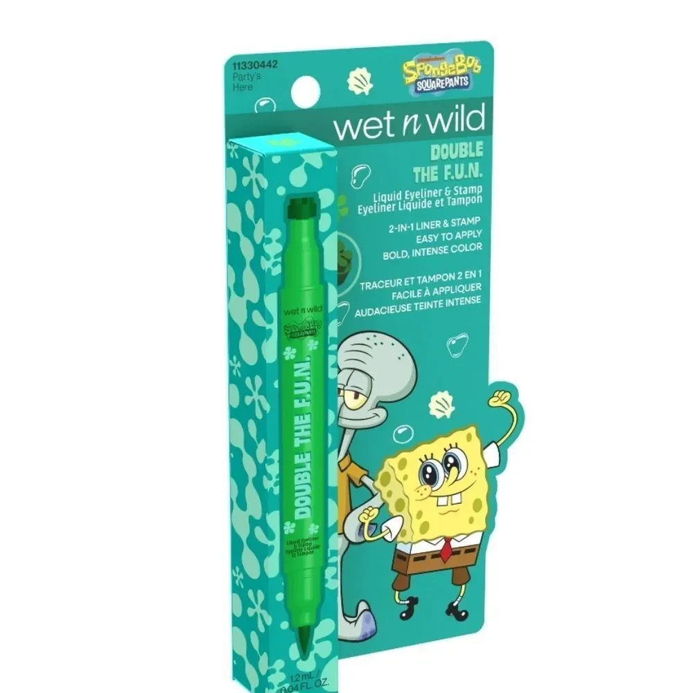 Wet-n-Wild X Spongebob Double The FUN Liquid Eyeliner‎ & Stamp